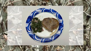 Pork Chop and Mustard Greens [upl. by Favien]