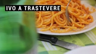 Ristorante Ivo a Trastevere  Roma Italia [upl. by Esinahs]