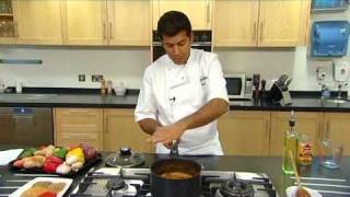 How to make pork and spinach biryani [upl. by Anaeed314]