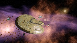 USS Enterprise F vs a very strong force [upl. by Enortna64]