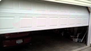 Orion insulated garage door with Liftmaster 8550 [upl. by Aiciruam752]