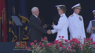 VP Pence Speaks As USNA Graduates Are Commissioned [upl. by Anerhs]