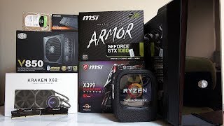 AMD Ryzen 1950X GTX 1080Ti Render amp Gaming PC Build Test and Benchmark [upl. by Eugenle119]