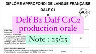 Delf B2 Dalf C1 C2 speaking ⭕️ explained by a Dalf C2 holder [upl. by Myke]