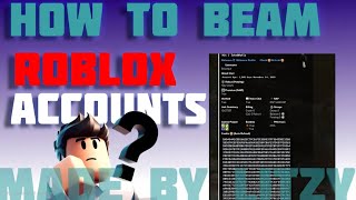 How To Beam Roblox Accounts In 2024 Educational purposes only roblox beaming [upl. by Trocki728]