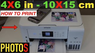 How To Print 4x6 Photos on Epson Printer [upl. by Besnard]