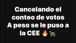 PNP y CEE cancelan conteo de votos Tranque por la “Papeleta Legislativa” 🔥✍🏽🐢🇵🇷 [upl. by Acissej771]