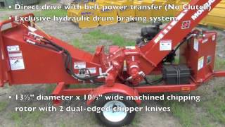 Morbark M6R Wood Chipper Features and Demonstration [upl. by Behnken236]