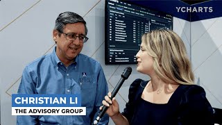 YCharts Client Testimonial Christian Li The Advisory Group [upl. by Enasus]