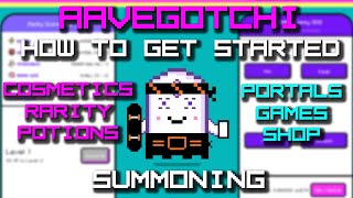 AAVEGOTCHI  TUTORIAL OPENING PORTALS RARITY COSMETICS FULL EXPLANATION NFT GAME CRYPTO GAME [upl. by Gayner]