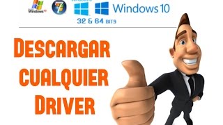 Como descargar Driveres para Windows 10  81  7  XP [upl. by Sanfourd]