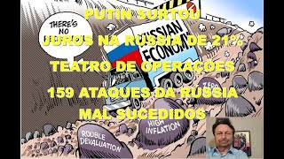 PUTIN SURTOU JUROS NA RÚSSIA DE 21 E 159 ATAQUES DA RÚSSIA MAL SUCEDIDOS [upl. by Sundstrom222]