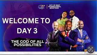 DAY 3  MEGA 5 CONFERENCE  CITY OF REST INTERNATIONAL MINISTRIES  LIVE SERVICE 🔴 [upl. by Edny]