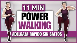 POWER WALKING PARA PERDER PESO EN CASA  ALCANZA TUS OBJETIVOS DE PASOS DIARIOS Y BAJA DE PESO [upl. by Ahseiuqal]