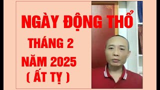 NGÀY TỐT THÁNG 2 ÂM LỊCH NĂM 2025 NĂM ẤT TỴ [upl. by Terhune709]