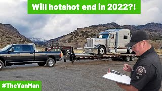 Will hotshot end in 2022 Are hotshots being targeted by DOT [upl. by Dionysus508]