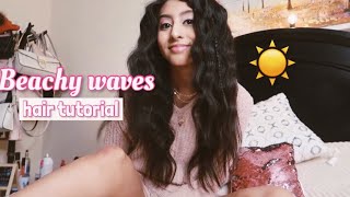 BEACHY WAVES TUTORIAL [upl. by Eteragram]