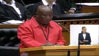 Julius Malema speech causes a stir in parliament [upl. by Lakin50]