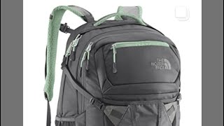 greyish North Face backpack [upl. by Akceber]