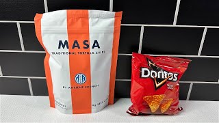 MASA Seed Oil Free Tortilla Chips  Compared to Doritos [upl. by Elwee]