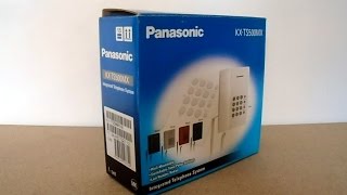 PANASONIC KXTS500MX BLACK Terminal Telefónico Analógico  15 [upl. by Rabassa]