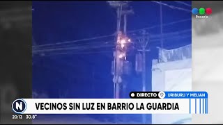 Vecinos sin luz Uriburu y Melián  Telefe Rosario [upl. by Gilbertson]