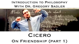 Cicero On Friendship part 1  Introduction to Philosophy [upl. by Thane536]