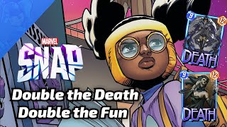 Double the Death amp Double the Fun  Marvel SNAP Gameplay amp Deck Highlight [upl. by Elehcir]