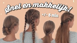 BACK TO SCHOOL HAARSTIJLEN ✩ Lydia Elisabeth [upl. by Alleciram]