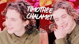 13 Minutes of Timothée Chalamet Speaking French [upl. by Atinnod]