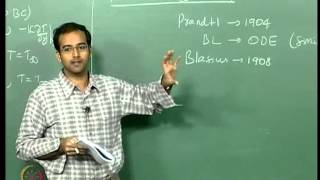 Mod01 Lec12 Laminar External flow past flat plate Blasius Similarity Solution [upl. by Acinhoj]