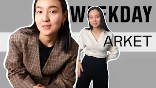 WEEKDAY blazer coat amp ARKET vest cashmere trousers [upl. by Reyaht]