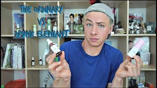 THE ORDINARY PEELING SOLUTION vs DRUNK ELEPHANT BABY FACIAL [upl. by Nywled]