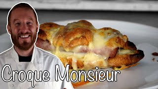 Croissant Croque Monsieur  FACILE et Délicieux 🤤 [upl. by Solley967]