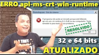 COMO RESOLVER O erro apimswincrtruntimel110dll [upl. by Annad80]