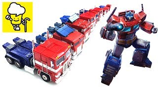 Optimus Prime G1 Convoy with different brand Masterpiece Generation Toy [upl. by Lrad]