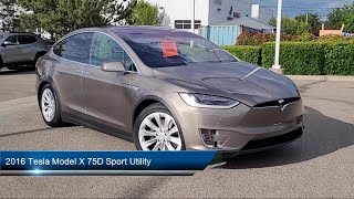 2016 Tesla Model X 75D Sport Utility Sacramneto Roseville Elk Grove Folsom Stockton [upl. by Oak]