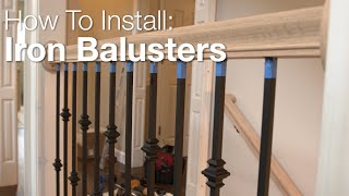 How To Install Iron Balusters [upl. by Kendell]