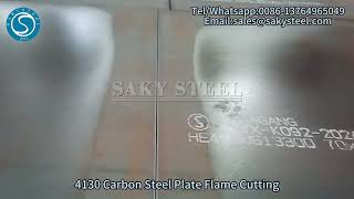 Flame Cutting 4130 Carbon Steel Plate Techniques amp Tips [upl. by Enar]