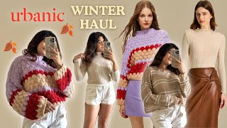 URBANIC Winter TRYON HAUL  Knitwear Haul  Madhushree Joshi [upl. by Nrubyar849]