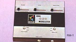 Maestro Ring Modulator RM1 Demonstration Record 1972 [upl. by Oirom499]