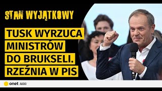 Rzeźnia w PiS Tusk wyrzuca ministrów do Brukseli Joński robi z Kamińskiego alkoholika [upl. by Doralyn]