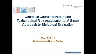 Chemical CharacterizationToxicological Risk Assessments A Smart Approach to Biological Evaluation [upl. by Emanuele]