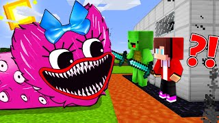 KISSY TRAIN EATER vs The Most Secure House  Minecraft gameplay by Mikey and JJ Maizen Parody [upl. by Catlee849]