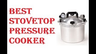 Best Stovetop Pressure Cooker 2021 [upl. by Nnaylloh]