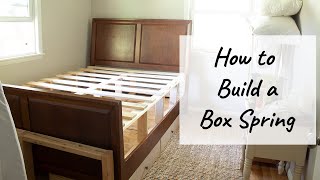 Bed Springs Repurpose  DIY Furniture  Box Springs Upcycle  Repurposed Furniture [upl. by Rustice]