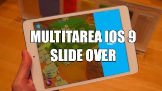 Multitarea iOS 9 Cómo activar y usar Slide Over en iPad Mini iPad Air y iPad Pro [upl. by Amund]