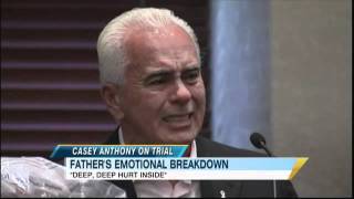 Casey Anthony Trial George Anthony Caseys Father Breaks Down [upl. by Lonna]