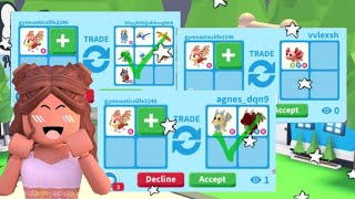 Trading Strawberry Bat Dragons in adopt me GAINED SO MUCH VALUE [upl. by Seaman]