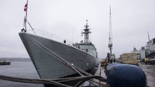 Warship takes final tour of Halifax harbour [upl. by Barden664]